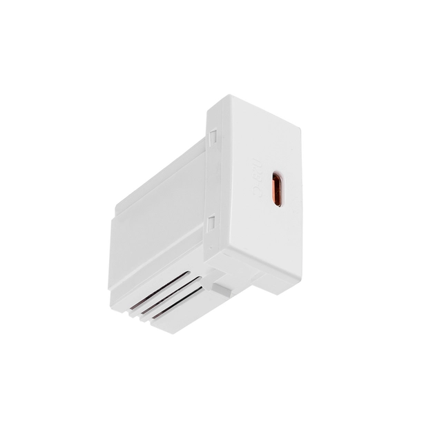 Modulo Tomada Carregador Usb Tipo C Branco Inova Pro Class