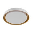 Plafon Led Sobrepor Multitemperatura 25w 46cm Dubai - BRANCO DOURADO