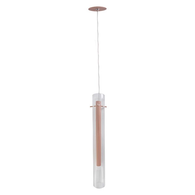 Pendente Led Tubo Vidro Metal 4w 2700k Bo