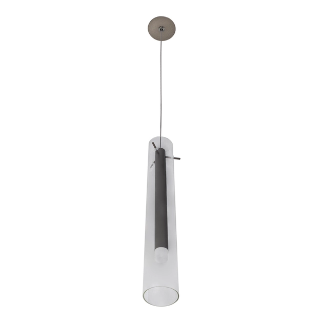 Pendente Led Tubo Vidro Metal 4w 2700k Bo