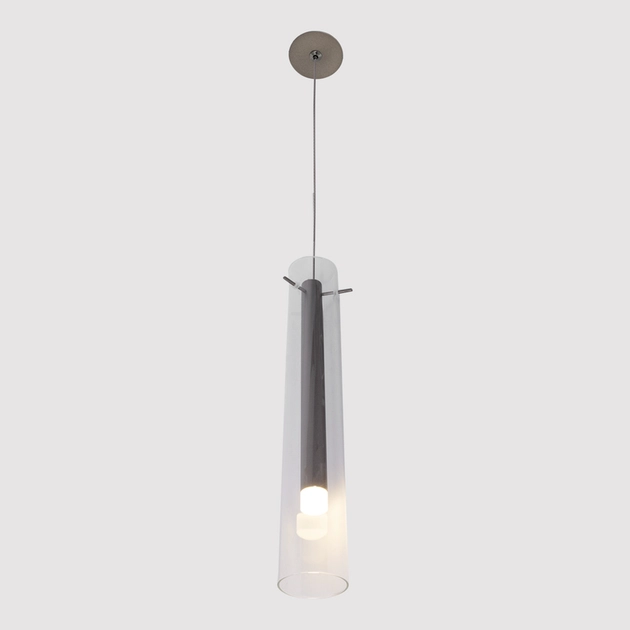 Pendente Led Tubo Vidro Metal 4w 2700k Bo