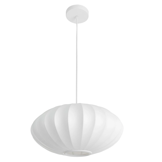 Pendente Tecido E Metal Branco 40x20cm Balloon