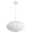 Pendente Tecido E Metal Branco Ø40x20cm Balloon