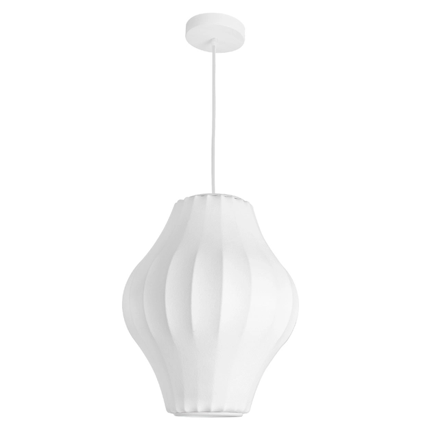 Pendente Tecido E Metal Branco 40x32cm Balloon
