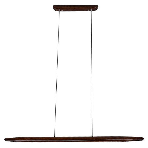 Pendente Led Ferro Madeira Imbuia 20w 3000k Native