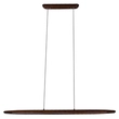 Pendente Led Ferro Madeira Imbuia 20w 3000k Native