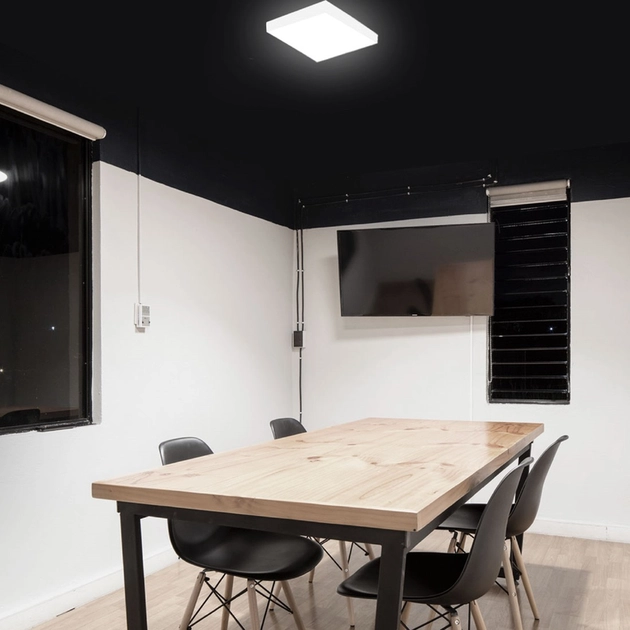 Plafon Led Sobrepor Acrilico Branco 25w 3125lm 4000k Valencia