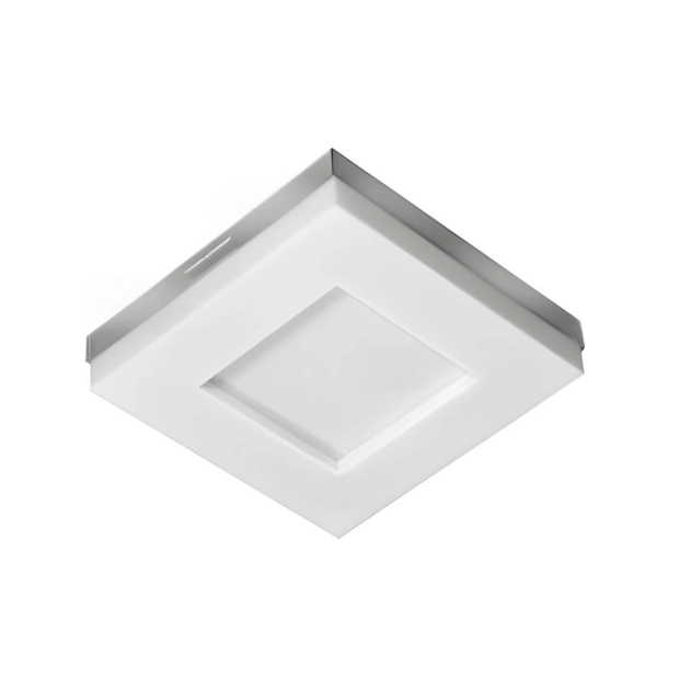 Plafon Led Sobrepor Quadrado 16w Branco Luz Neutra