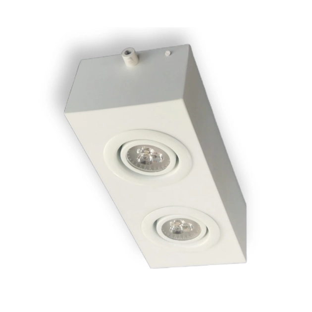 Plafon Sobrepor Aluminio 7w Branco