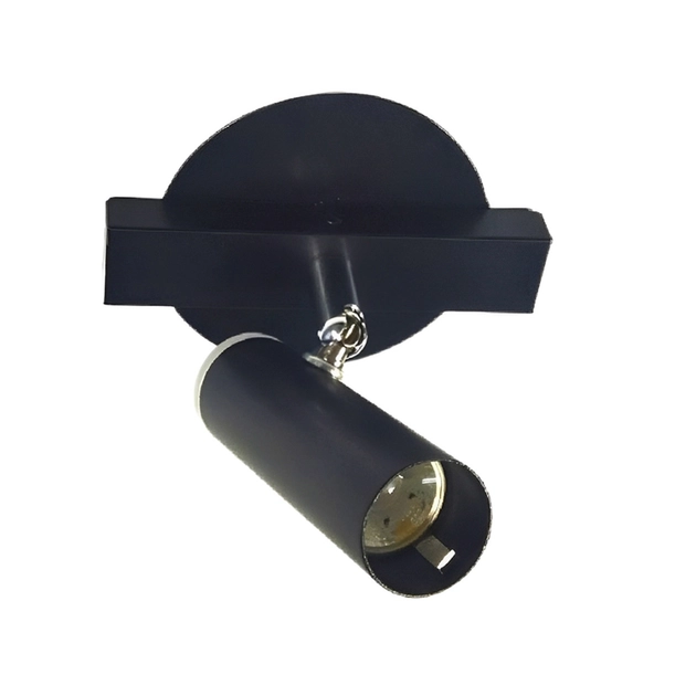 Spot Sobrepor Aluminio Preto 4w Tubo