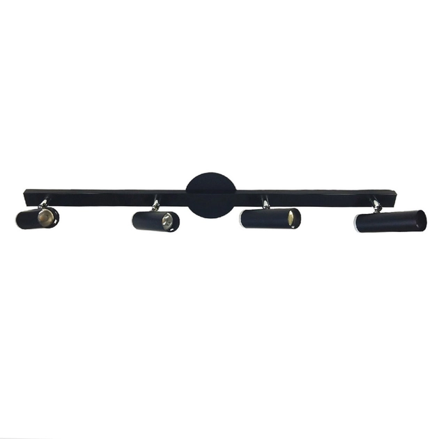 Spot Sobrepor 4w Aluminio Preto Tubo
