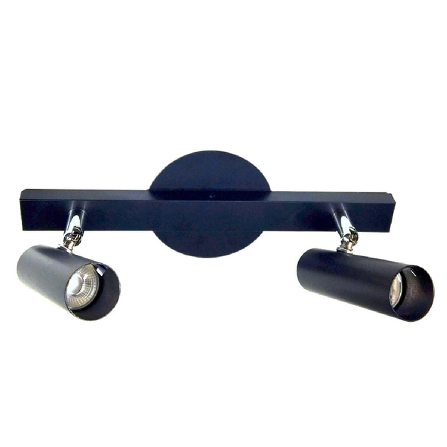 Spot Sobrepor Aluminio 4w Preto Tubo