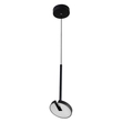 Pendente Led Alumínio Preto 12w 3000k Luna