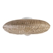 Plafon De Sobrepor Metal Bambu Natural Natú
