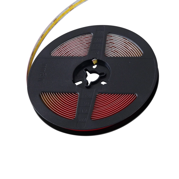 Fita De Led Value Cob 9w Por Metro 12v 6500k 5m