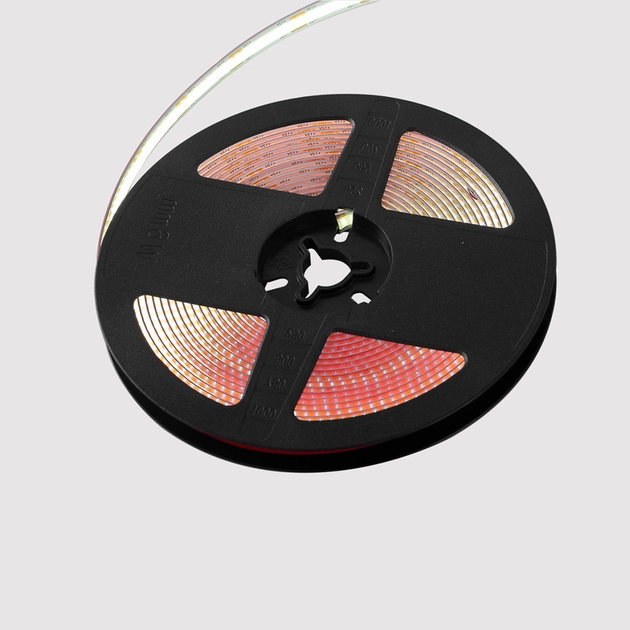 Fita De Led Value Cob 9w Por Metro 12v 6500k 5m