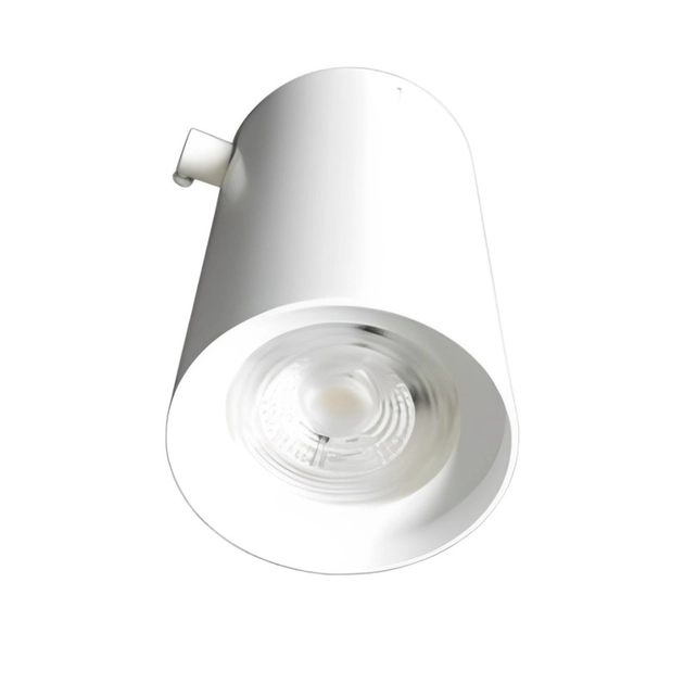 Plafon Sobrepor Redondo Aluminio 7w Branco Fosco
