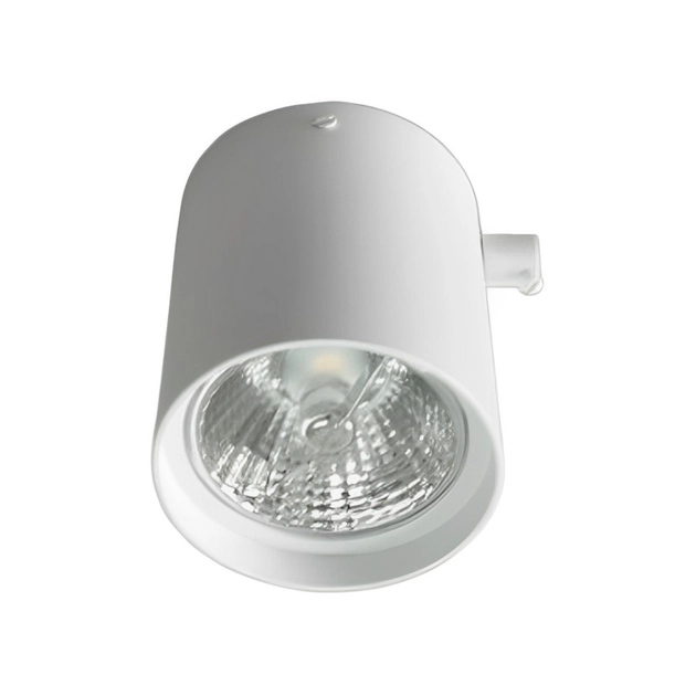 Plafon Sobrepor Aluminio 7w Branco Fosco