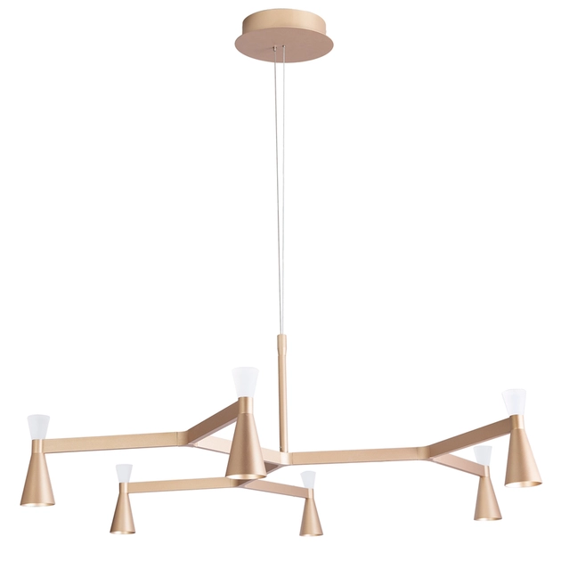 Pendente Led Metal E Aluminio 36w 3000k Ramus