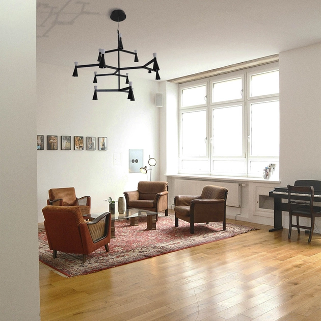 Pendente Led Metal Aluminio 50w 3000k Ramus