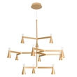Pendente Led Metal Aluminio 50w 3000k Ramus - CHAMPAGNE