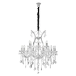 Lustre Cristal K9 Metal Cromado Ø90cm Florença
