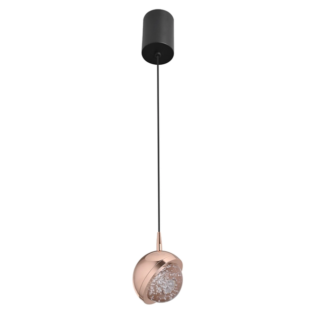 Pendente Led Aluminio Dourado 6w 3000k Universo