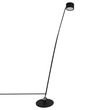 Luminária De Piso Led Alumínio Preto 15w 3000k 2,30m Effect
