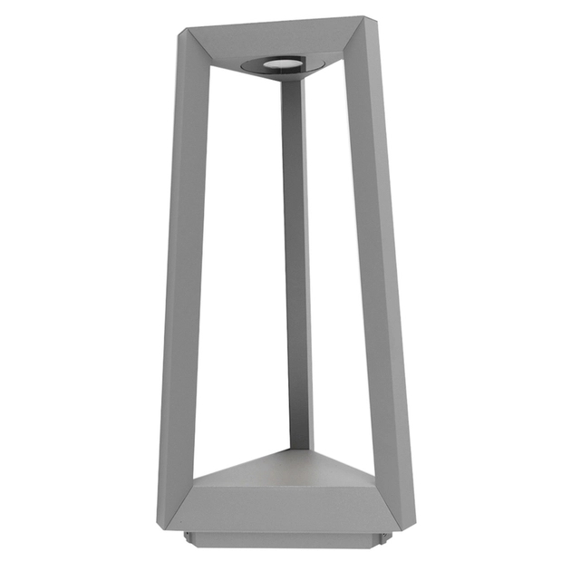 Balizador Led Aluminio 12w 3000k Ip65 37x16cm Lume