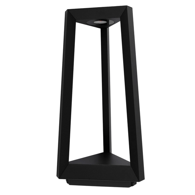 Balizador Led Aluminio 12W 3000K Ip65 37X16cm Lume - PRETO
