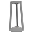 Balizador Led Aluminio 12w 3000k Ip65 37x16cm Lume - CINZA ESVERDEADO