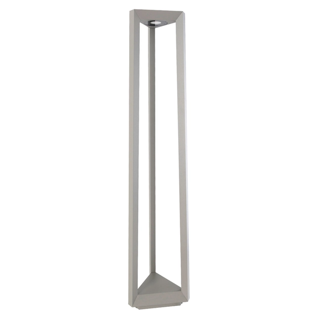 Balizador Led Aluminio 12W 3000K Ip65 80X16cm Lume - CINZA ESVERDEADO