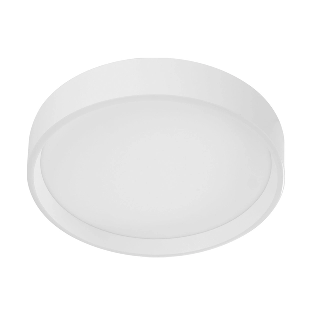 Plafon Led De Sobrepor Aluminio Branco 54w 3000k Dome