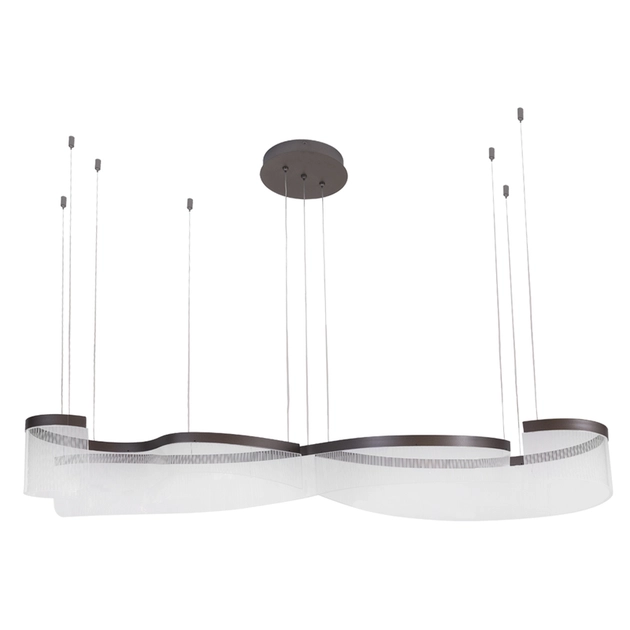 Pendente Led Metal Aluminio Cafe 74w 3000k Organic
