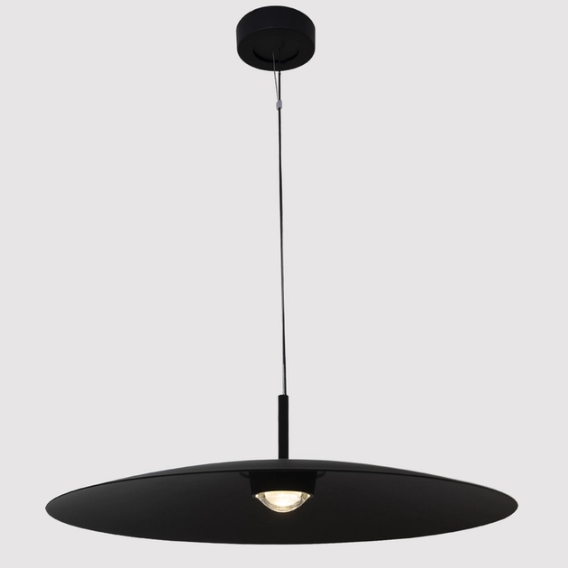 Pendente Led Aluminio 12w 60 3000k 60cm Plato