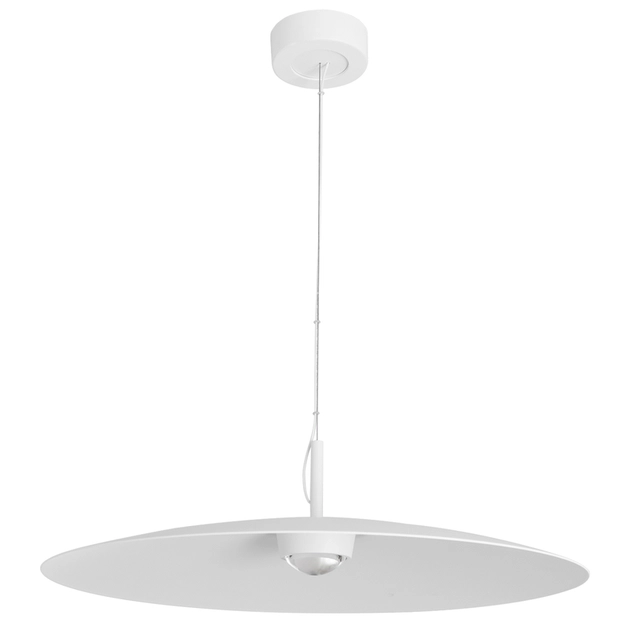 Pendente Led Aluminio 12w 60 3000k 60cm Plato