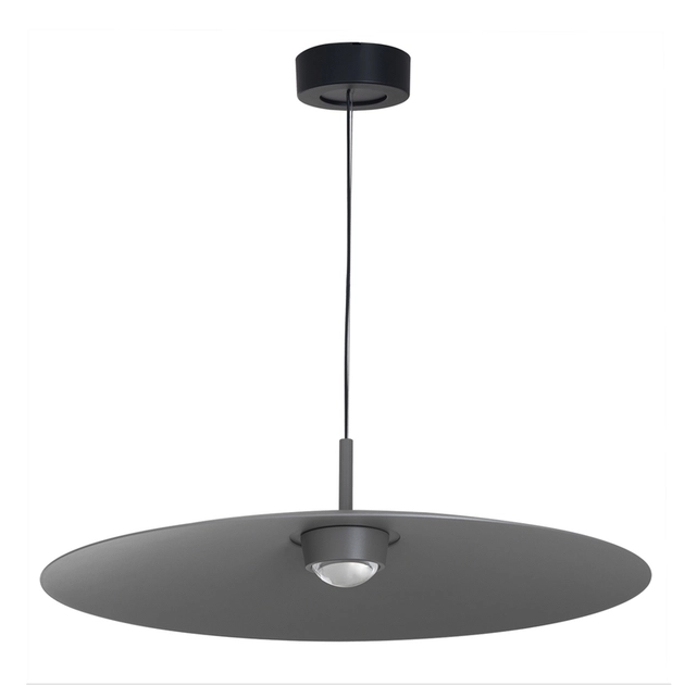 Pendente Led Aluminio 12w 60 3000k 60cm Plato