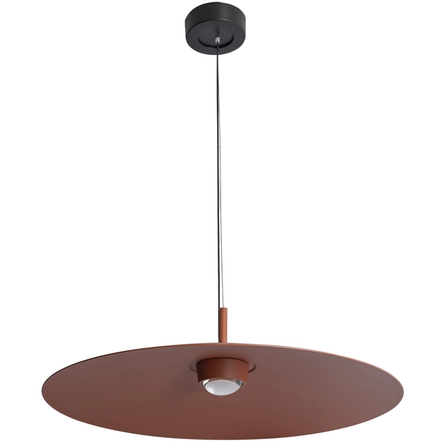 Pendente Led Aluminio 12w 60 3000k 60cm Plato