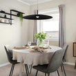 Pendente Led Aluminio 12w 60 3000k 60cm Plato - PRETO