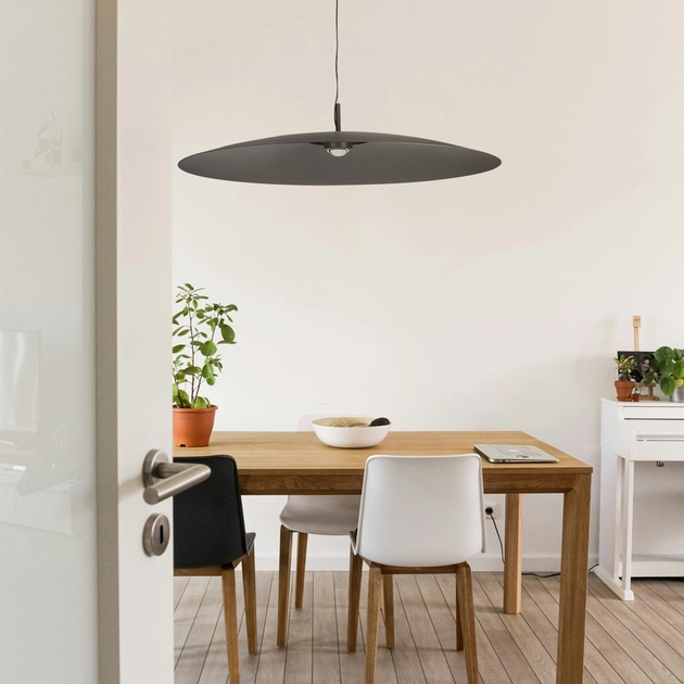 Pendente Led Aluminio 17w 60 3000k 90cm Plato