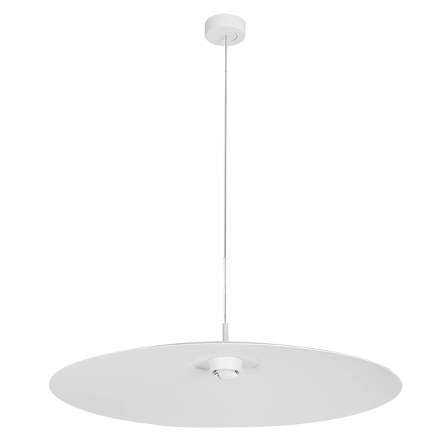 Pendente Led Aluminio 17W 60 3000K 90Cm Plato - BRANCO
