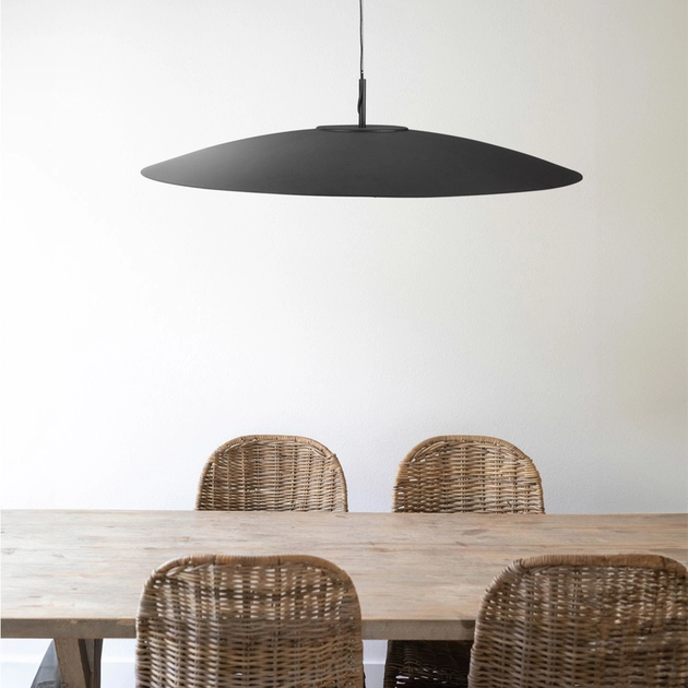 Pendente Led Aluminio 17w 60 3000k 90cm Plato