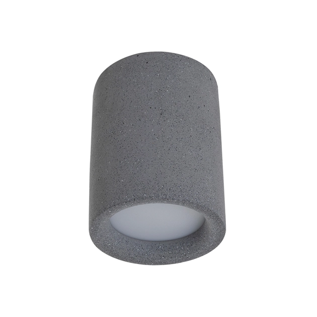 Plafon Led De Sobrepor Cimento Cinza 8w 3000k Stone