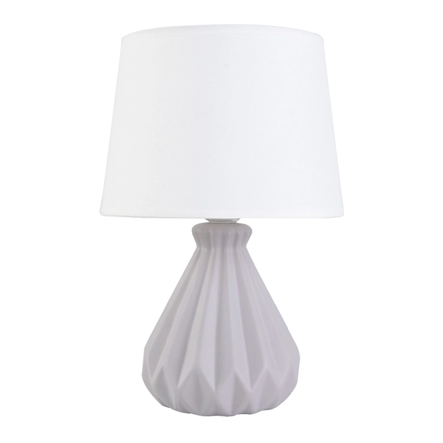 Abajur Ceramica Cinza 18cm Oleiro