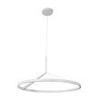 Pendente Led Dimerizavel Aluminio 30w 3000k Circle - BRANCO