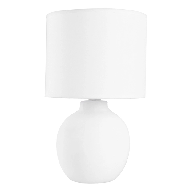 Abajur Ceramica Branco 18cm Oleiro
