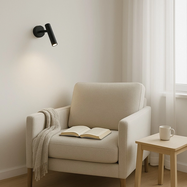 Arandela Led Aluminio 2w 3000k Tube Slim
