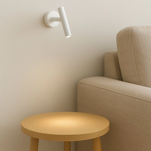Arandela Led Aluminio 2w 3000k Tube Slim