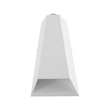 Arandela Led Abs 6w 3000k Ip65 Assimetric - BRANCO