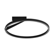 Plafon Led De Sobrepor Dimerizavel 38w 3000k Circle - PRETO
